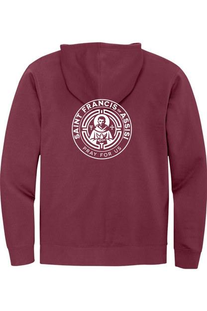 Saint Mother Cabrini/St. Francis of Assisi - Fleece Full-Zip Hoodie