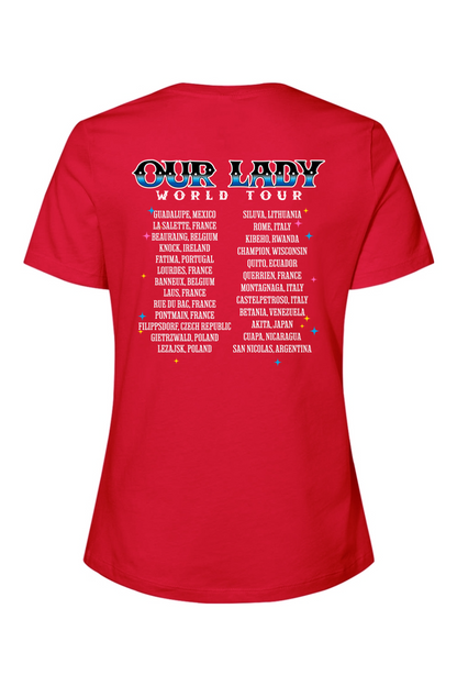 Our Lady - World Tour - Ladies Tee