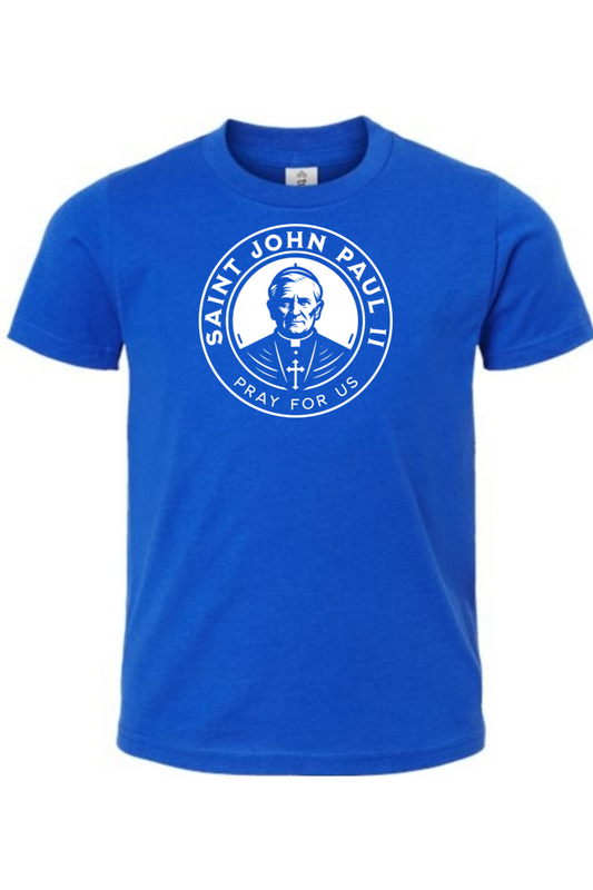 Saint John Paul II (Pray for Us) - Kids Tee
