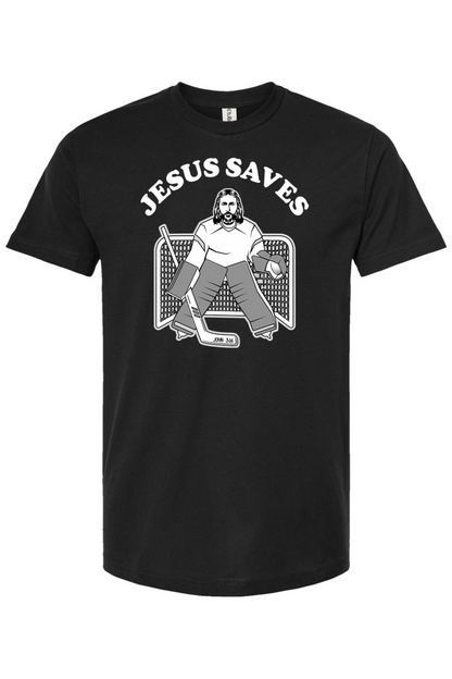 Jesus Saves (Hockey) - T-Shirt