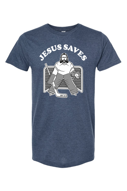 Jesus Saves (Hockey) - T-Shirt