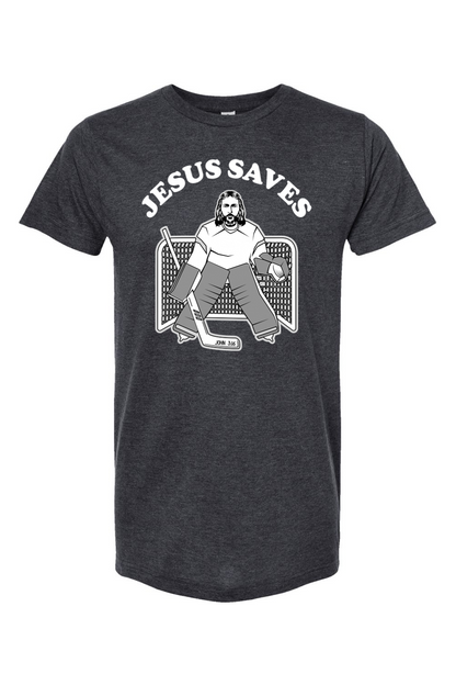 Jesus Saves (Hockey) - T-Shirt