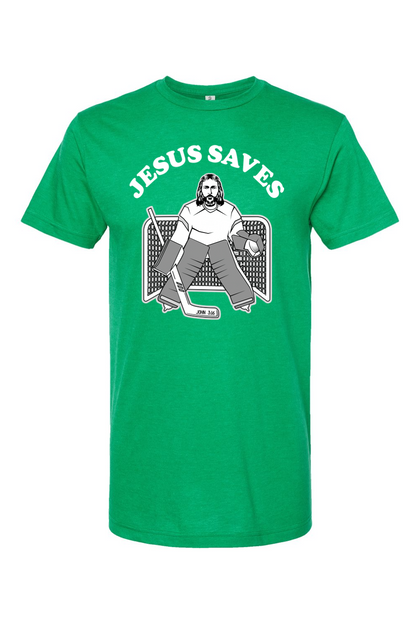 Jesus Saves (Hockey) - T-Shirt