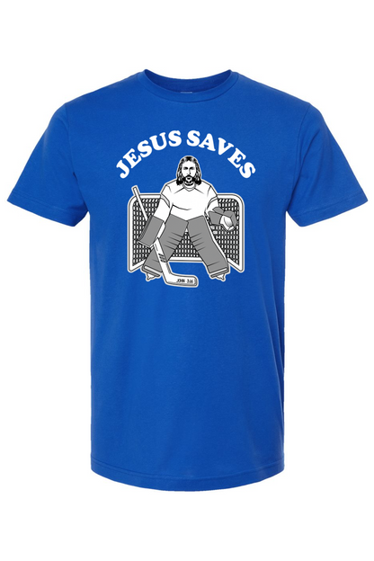 Jesus Saves (Hockey) - T-Shirt