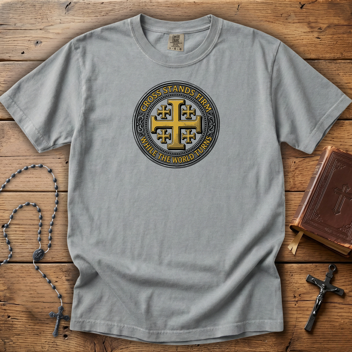 Jerusalem Cross | Comfort Colors Tee
