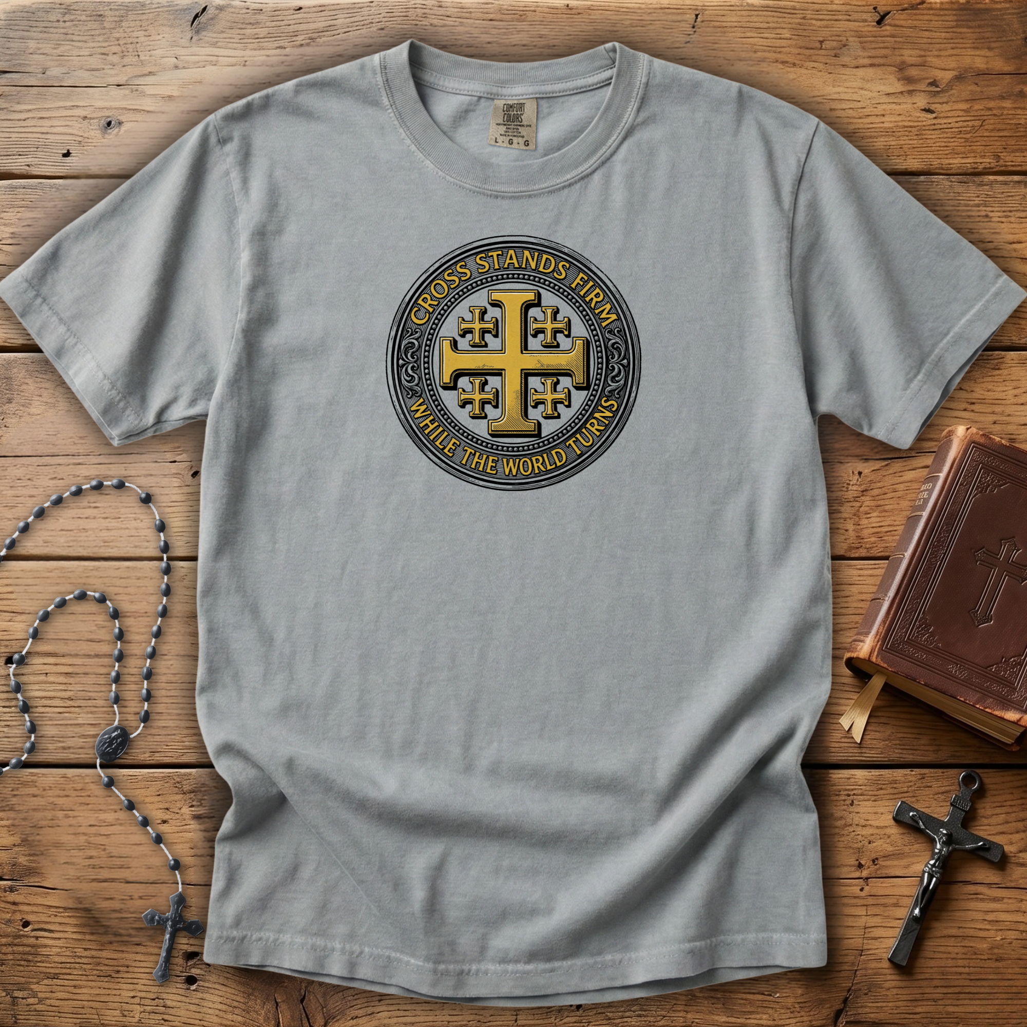 Jerusalem Cross - Comfort Colors Tee