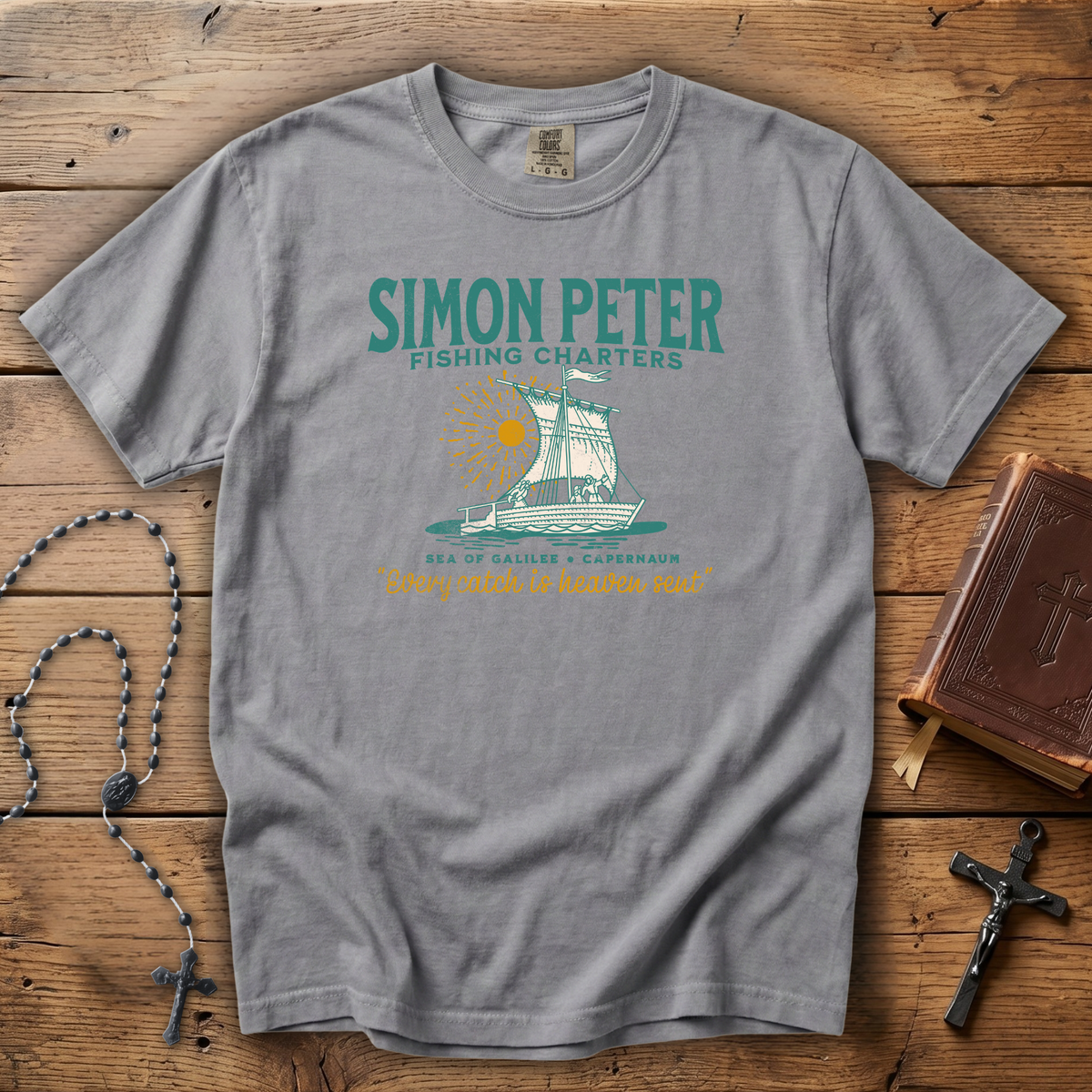Simon Peter Fishing Charters | Comfort Colors Tee