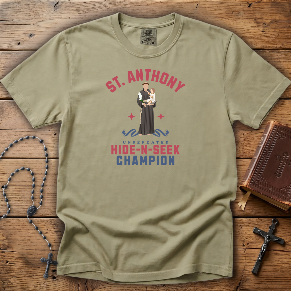 St. Anthony (Hide and Seek Champion) - Comfort Colors Tee