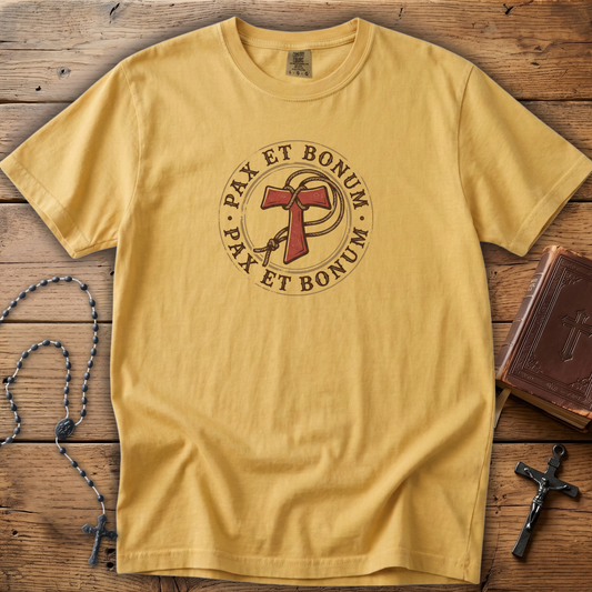 Pax et bonum - Peace and Goodness | Comfort Colors Tee