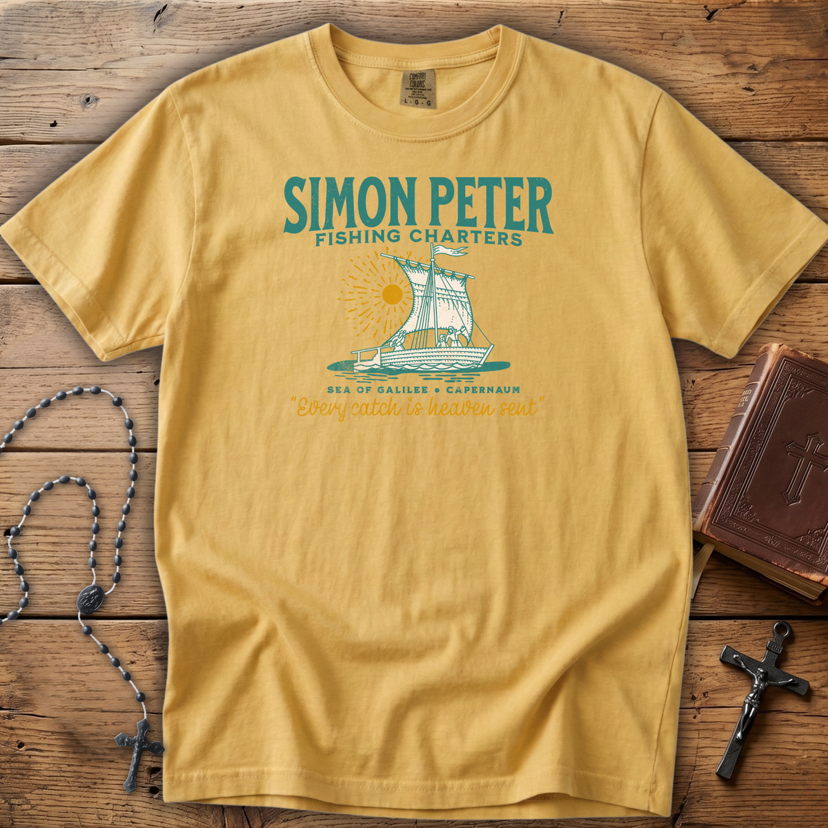 Simon Peter Fishing Charters | Comfort Colors Tee