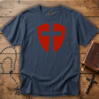 Knights Templar Cross Shield - Comfort Colors Tee