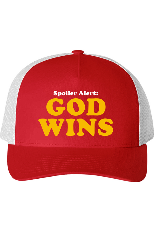 Spoiler Alert - God Wins - Snapback Cap