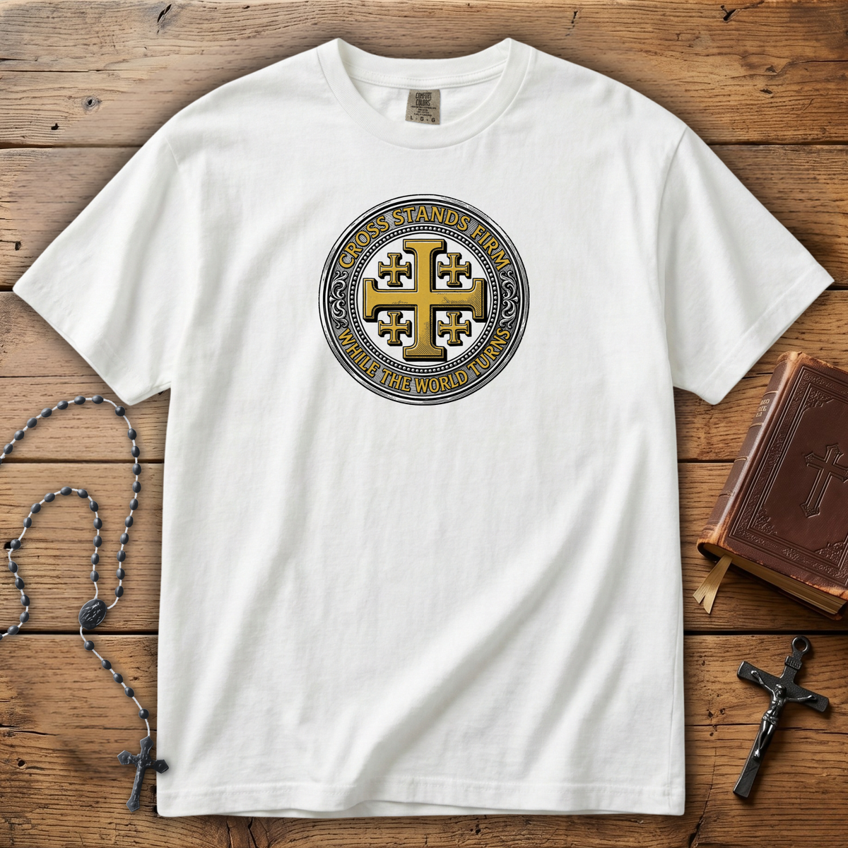 Jerusalem Cross | Comfort Colors Tee