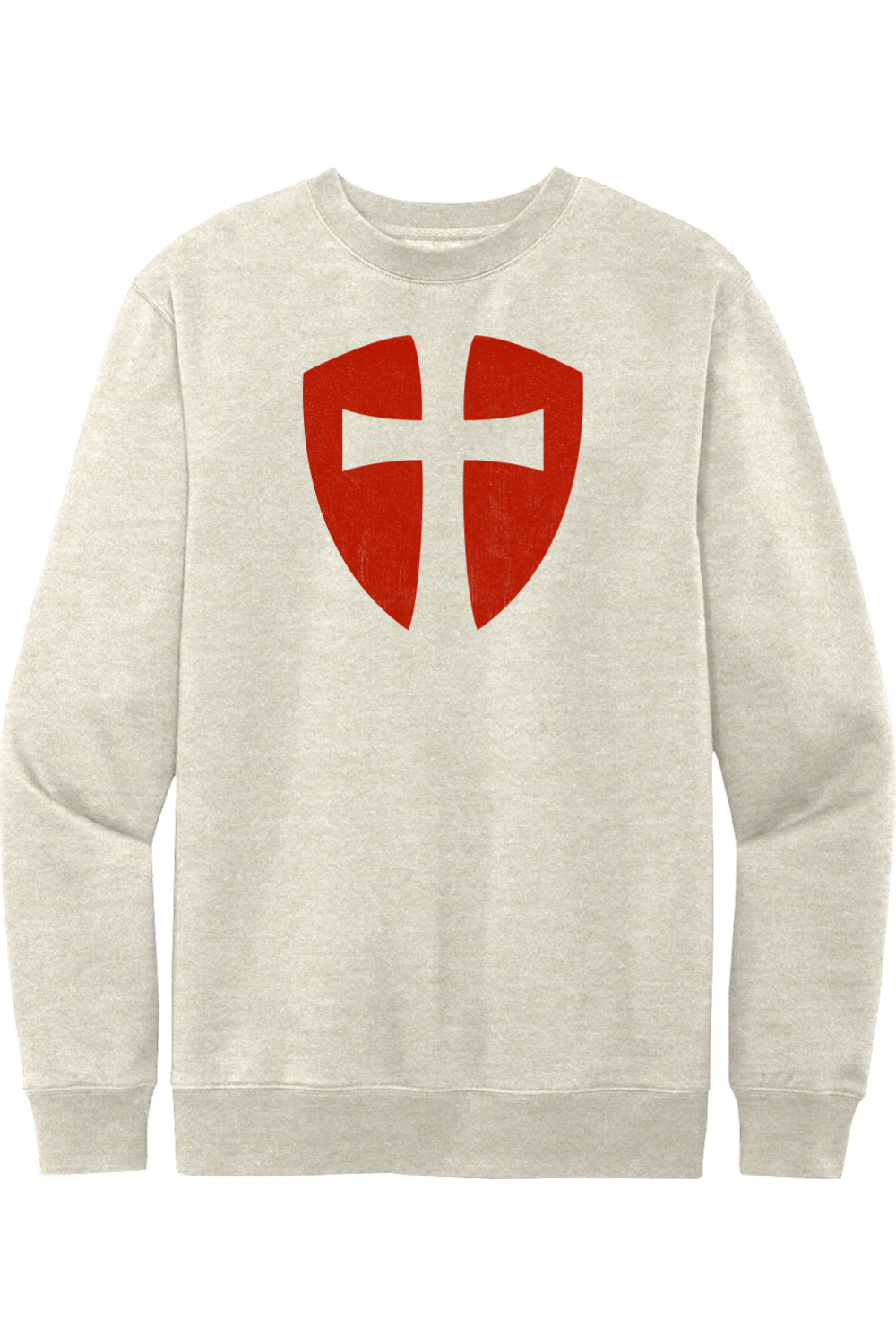 Knights Templar Cross Shield - Fleece Crew