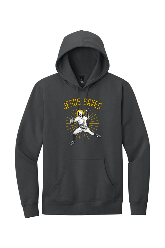 Jesus Saves (Baseball) - Fleece Hoodie