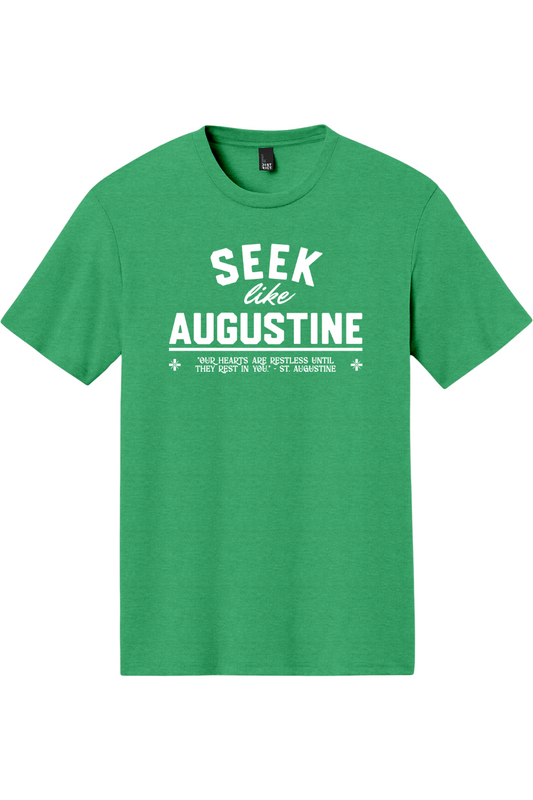 Seek Like Augustine - Triblend Tee
