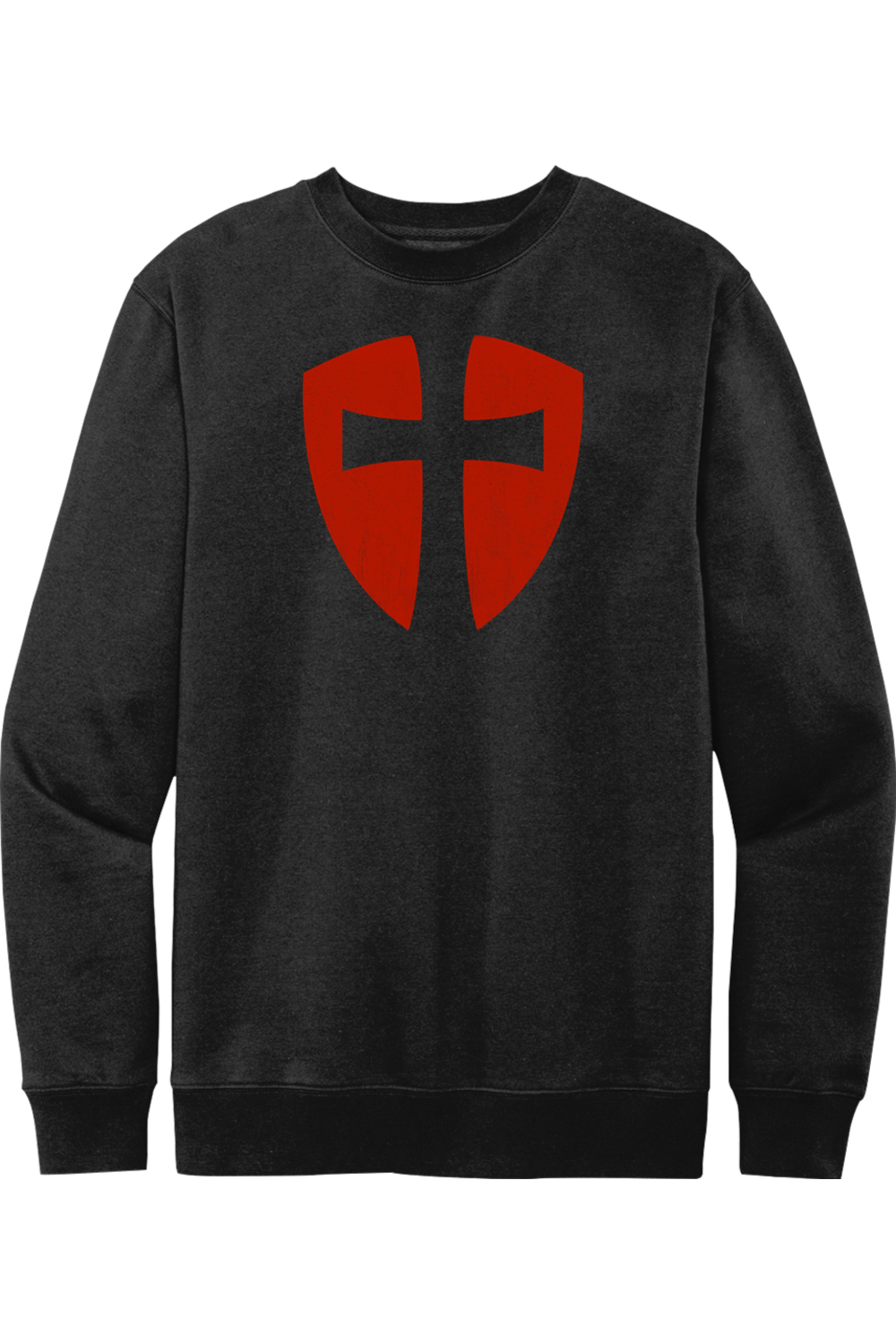 Knights Templar Cross Shield - Fleece Crew