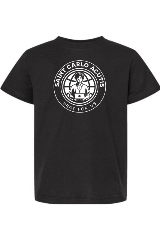 Saint Carlo Acutis (Pray for Us) - Kids Tee