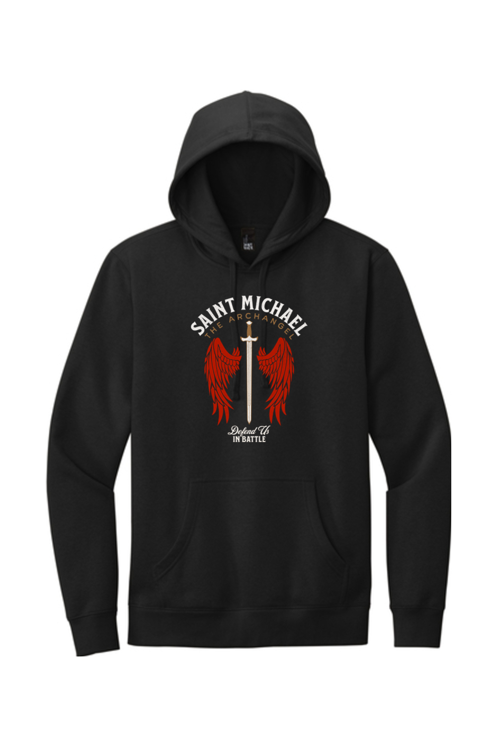 St. Michael - Defend Us in Battle - Fleece Hoodie