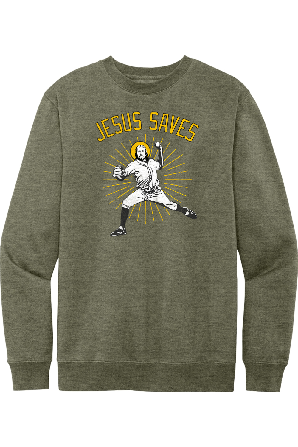 Jesus Saves (Baseball) - Fleece Crew