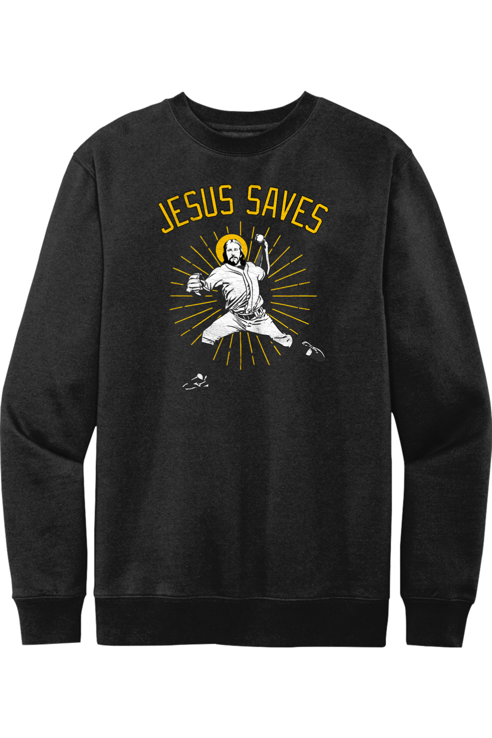 Jesus Saves (Baseball) - Fleece Crew