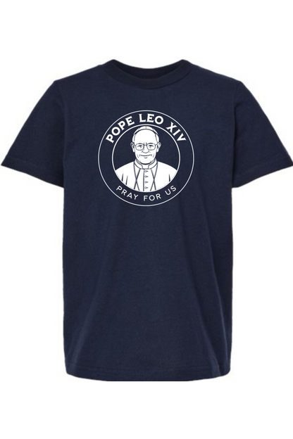 Pope Leo XIV (Pray for Us) - Kids Tee