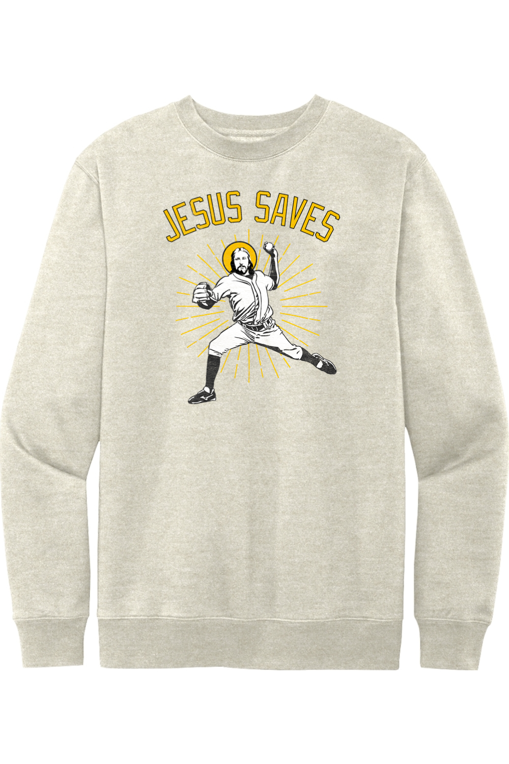 Jesus Saves (Baseball) - Fleece Crew
