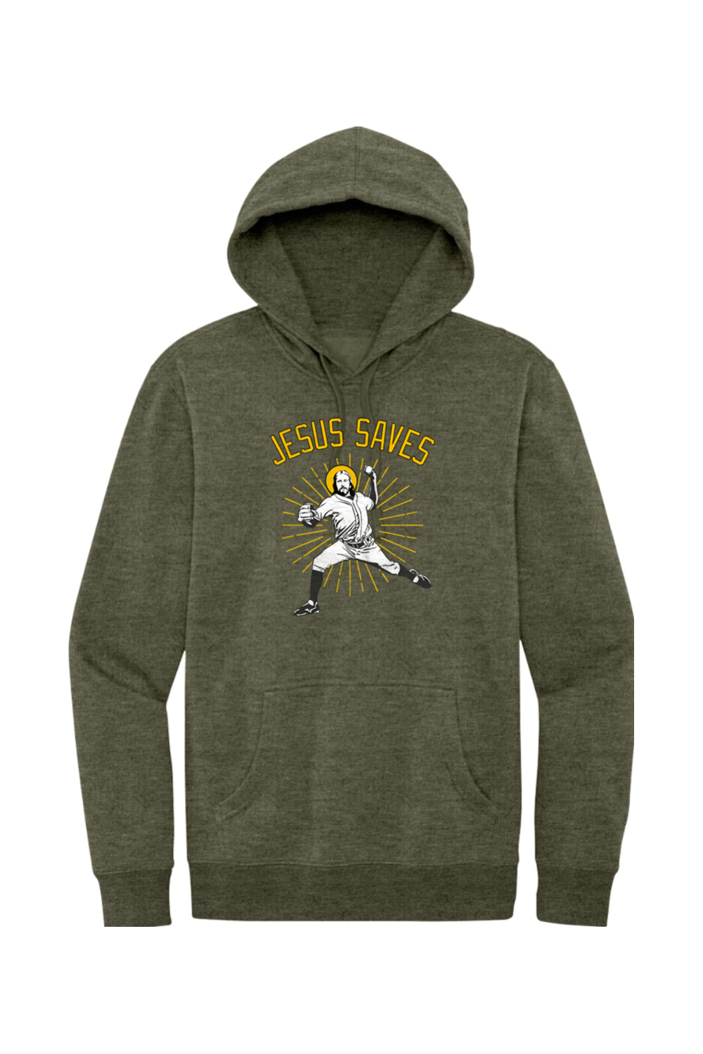 Jesus Saves (Baseball) - Fleece Hoodie