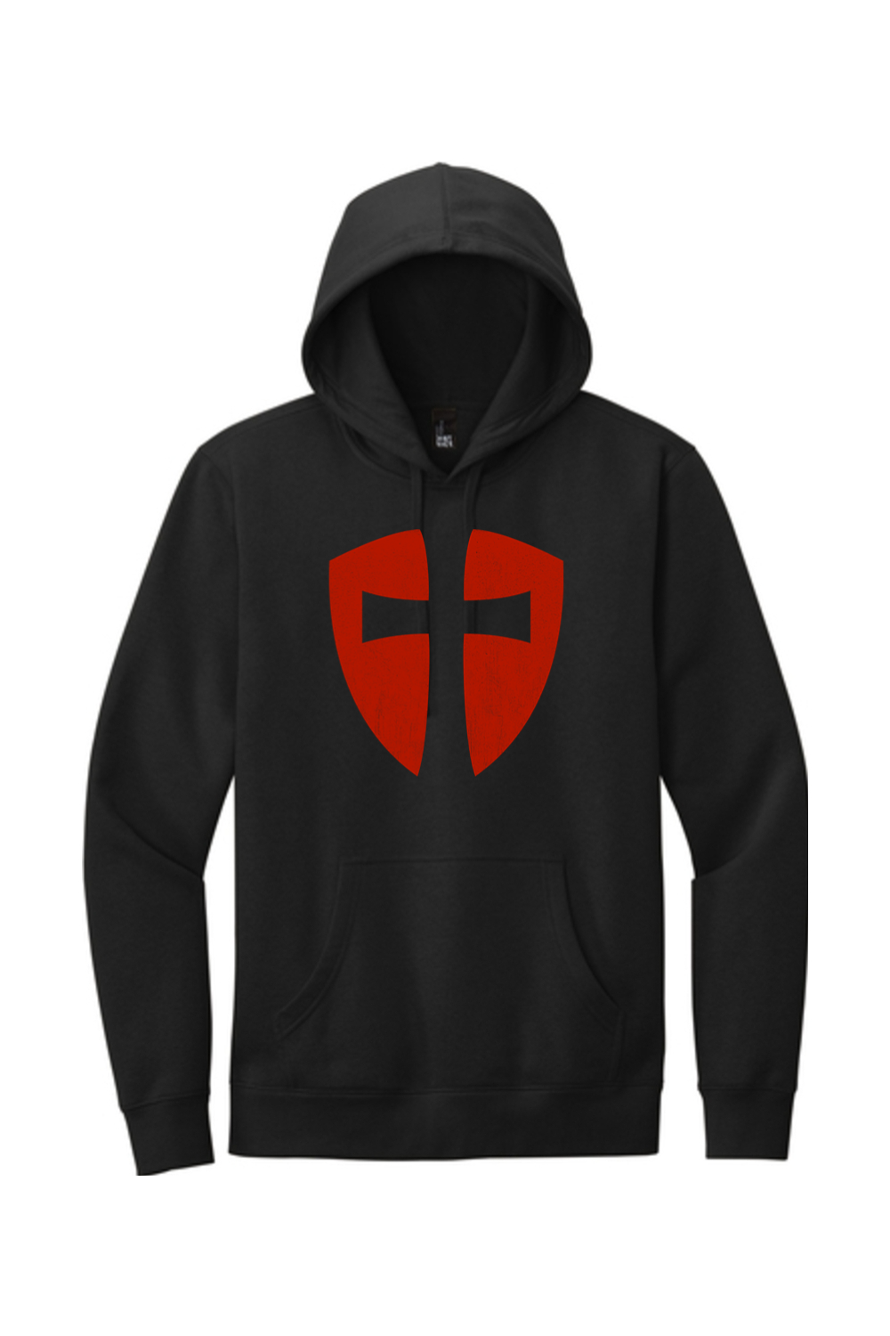 Knights Templar Cross Shield - Fleece Hoodie