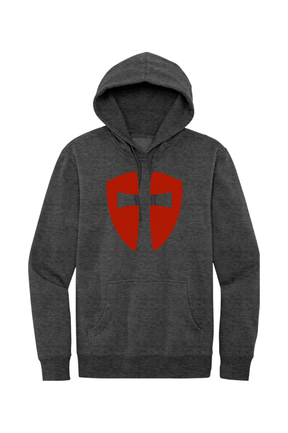 Knights Templar Cross Shield - Fleece Hoodie