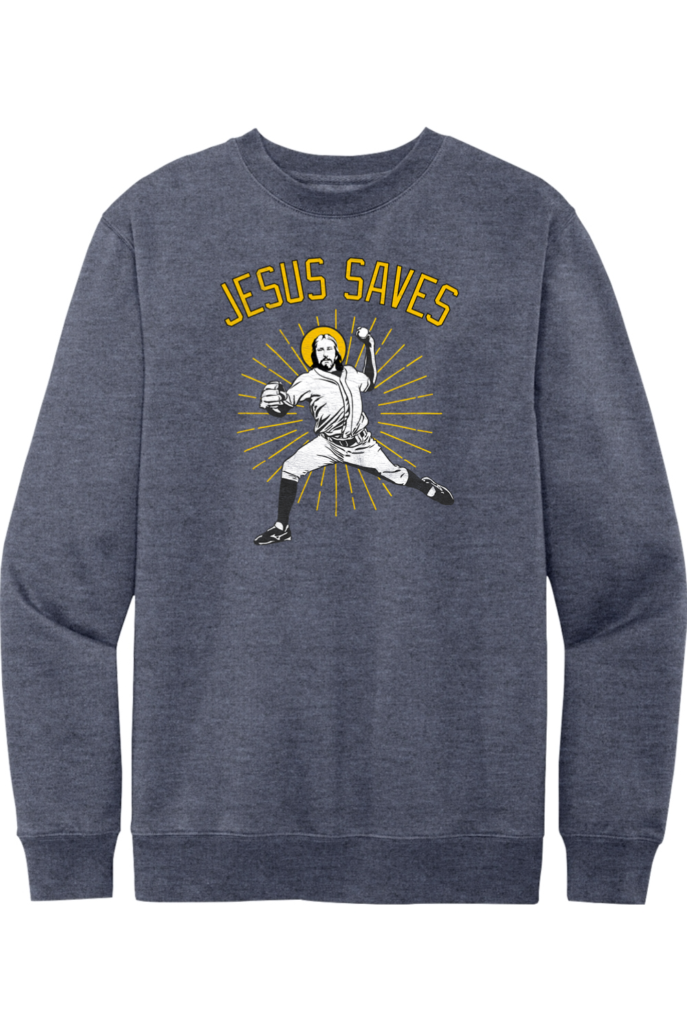 Jesus Saves (Baseball) - Fleece Crew