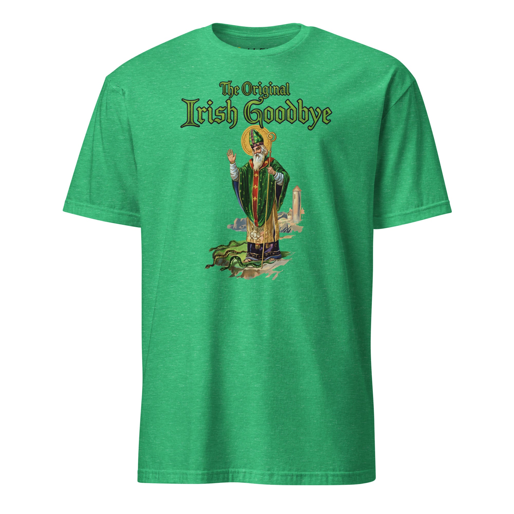 トップス goodness border l/s T-shirt (GREEN) unisex-basic-softstyle-t-shirt