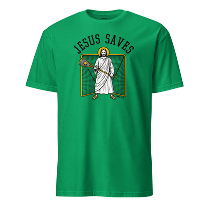 Jesus Saves - Lacrosse | T-Shirt