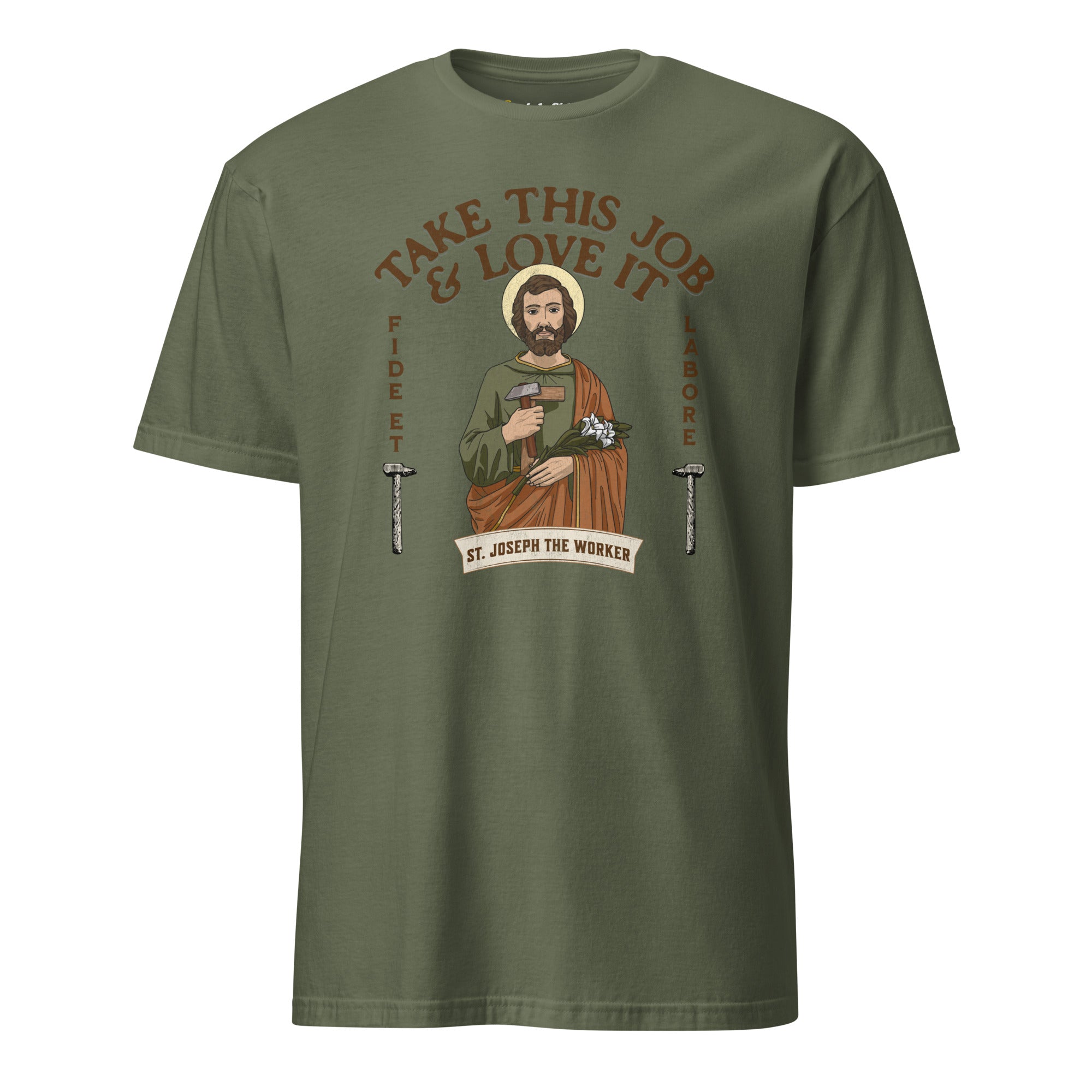 St. Joseph - Take This Job and Love It - T-Shirt – Disciple Shirts