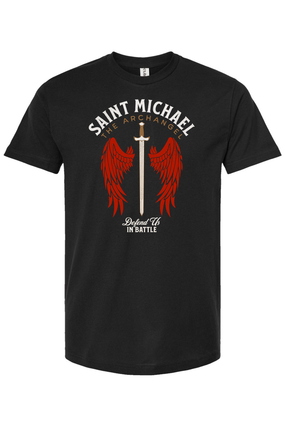 St. Michael - Defend Us In Battle - T-Shirt