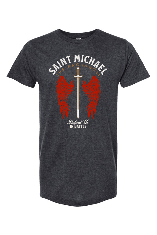 St. Michael - Defend Us In Battle - T-Shirt