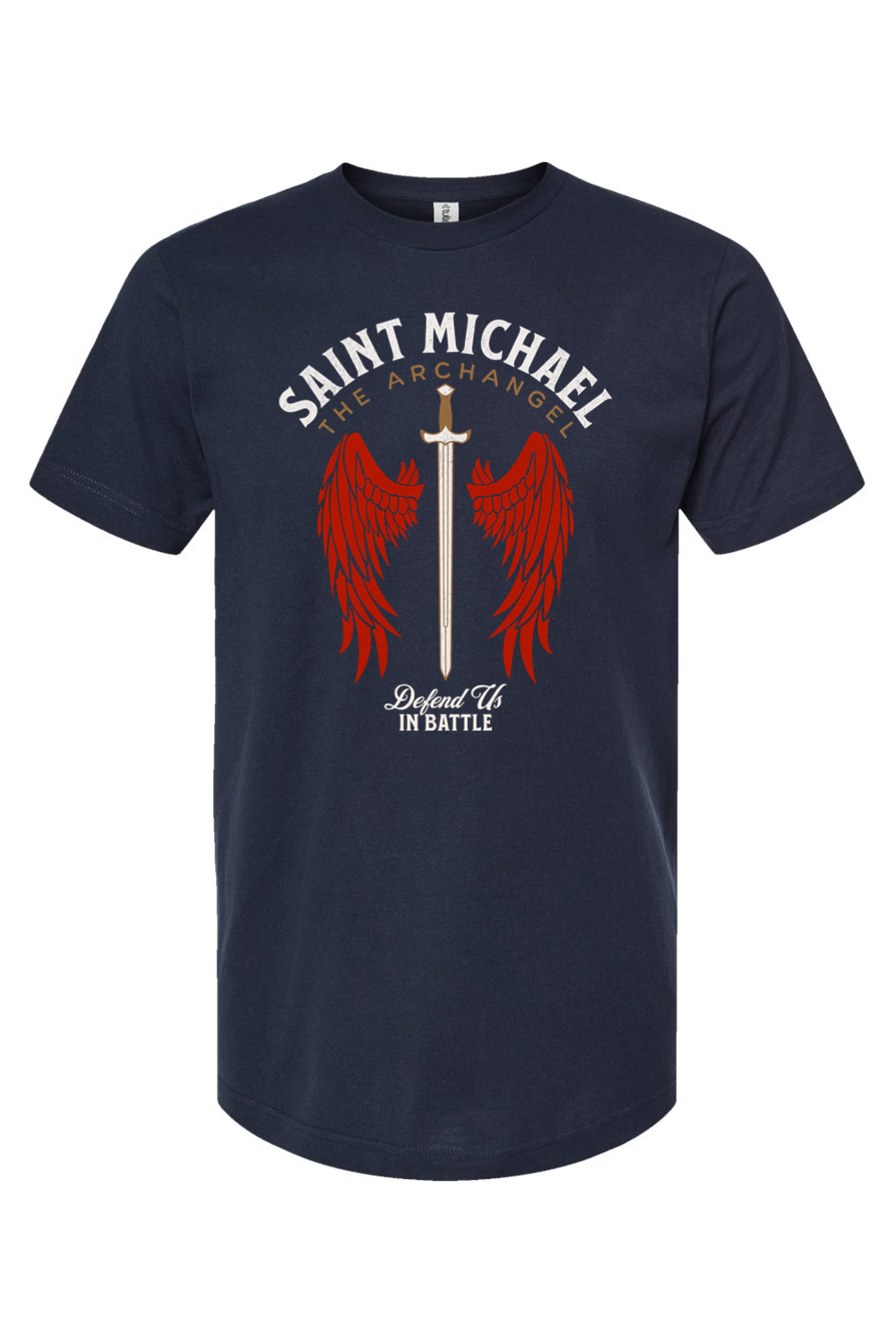 St. Michael - Defend Us In Battle - T-Shirt